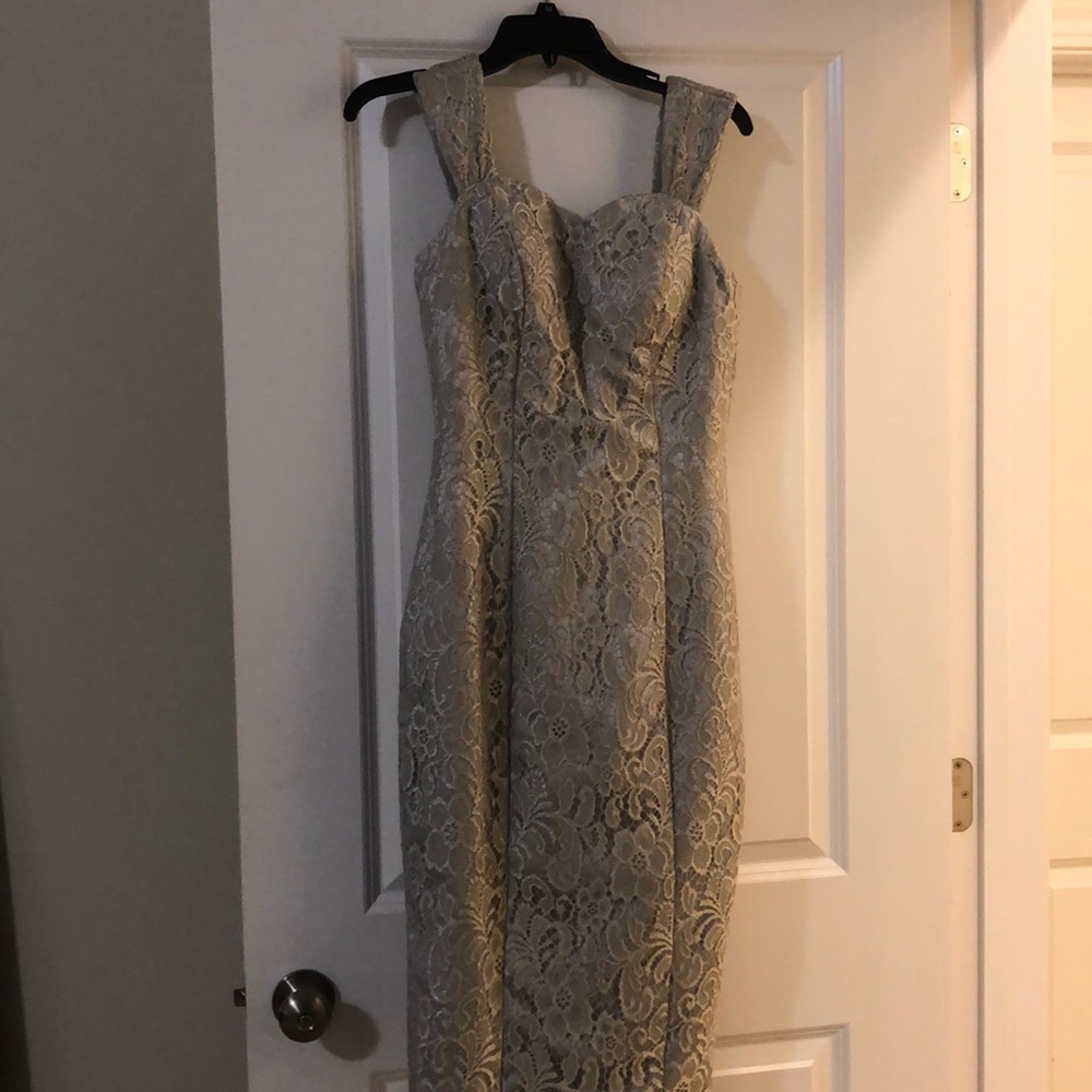 Beautiful mother of bride or longer cocktail dress